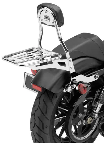 Cobra Chrome Sissy Bar Luggage Rack