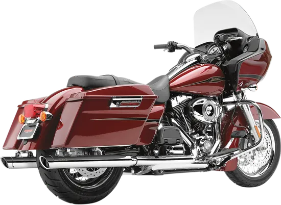 Cobra Chrome 3in Slash Cut Slip On Muffler