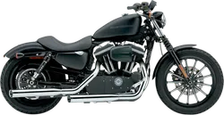 Cobra Chrome 3in Slip On Muffler w Slashcut Tips