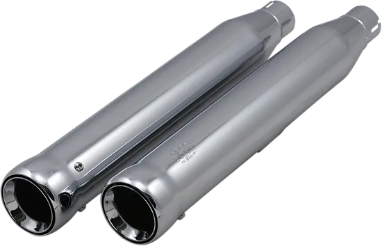 Cobra Chrome 3in Neighbor Hater Slip On Muffler Exhaust