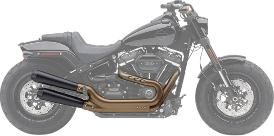 Cobra Black Steel Slip On Muffler Exhaust Tail Pipe