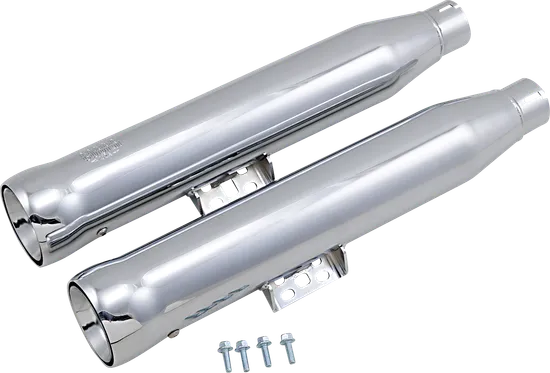 Cobra Chrome 3in Neighbor Hater Slip On Muffler Exhaust