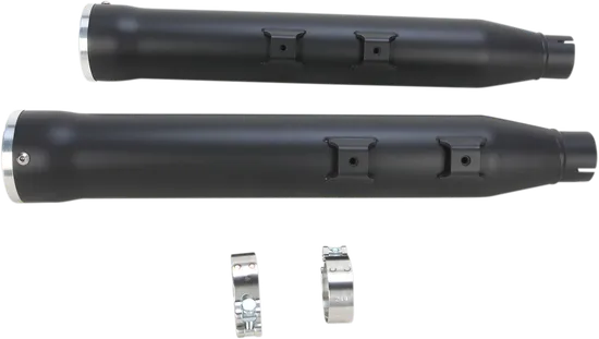 Cobra Black 3in Straight Cut Slip On Muffler w Race Pro Tip