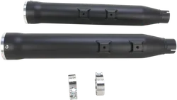 Cobra Black 3in Straight Cut Slip On Muffler w Race Pro Tip