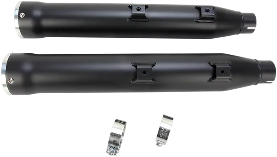 Cobra Black 3in Straight Cut Slip On Muffler w Race Pro Tip