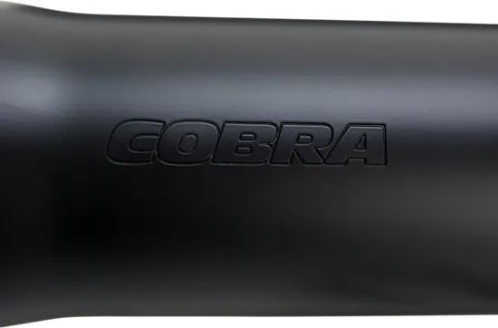 Cobra Black 3in Straight Cut Slip On Muffler w Race Pro Tip