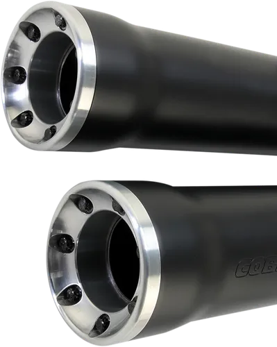 Cobra Black 3in Straight Cut Slip On Muffler w Race Pro Tip