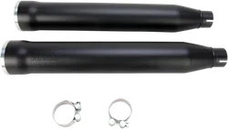 Cobra Black 3in Straight Cut Slip On Muffler w Race Pro Tip
