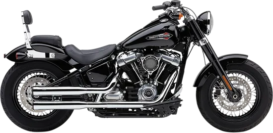 Cobra Chrome 3in Straight Cut Slip On Muffler w Race Pro Tip