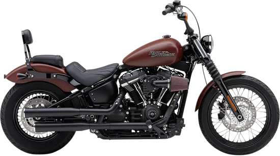 Cobra Black 3in Straight Cut Slip On Muffler w Race Pro Tip