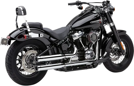 Cobra Chrome 3in Straight Cut Slip On Muffler w Race Pro Tip