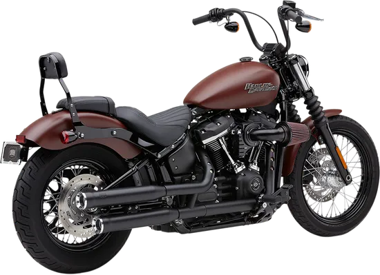 Cobra Black 3in Straight Cut Slip On Muffler w Race Pro Tip