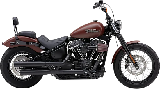 Cobra Black 3in Straight Cut Slip On Muffler w Race Pro Tip