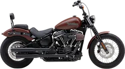 Cobra Black 3in Straight Cut Slip On Muffler w Race Pro Tip