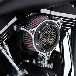Cobra Black Ring Chrome Frame RPT Air Cleaner Filter Kit