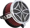 Cobra Chrome Cross Air Cleaner Filter Kit
