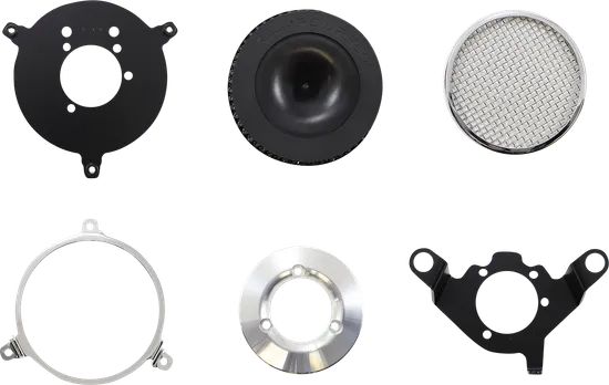 Cobra Chrome Plain Air Cleaner Filter Kit