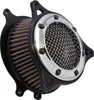 Cobra Chrome Ring Black Frame RPT Air Cleaner Filter Kit
