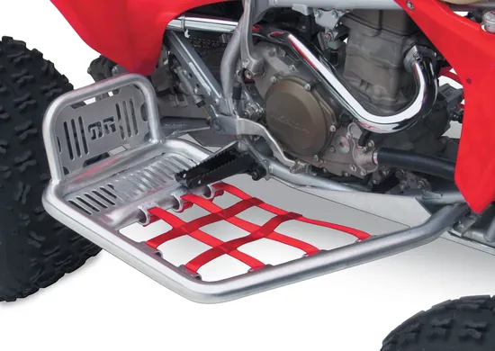 DG Heel Guard Nerf Crash Bars Rock Tree Sliders Red Webbing