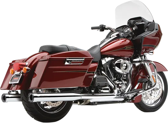 Cobra Chrome 3in Straight Cut Slip On Muffler w Race Pro Tip