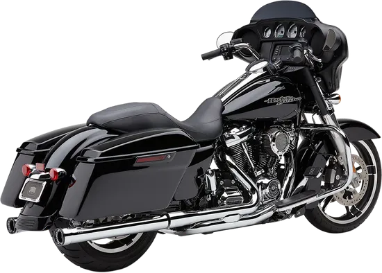 Cobra Chrome 3in Straight Cut Slip On Muffler w Race Pro Tip