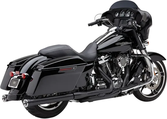 Cobra Black 3in Straight Cut Slip On Muffler w Race Pro Tip