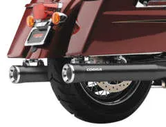 Cobra Black 3in Straight Cut Slip On Muffler w Race Pro Tip