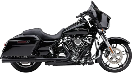 Cobra Black 3in Straight Cut Slip On Muffler w Race Pro Tip