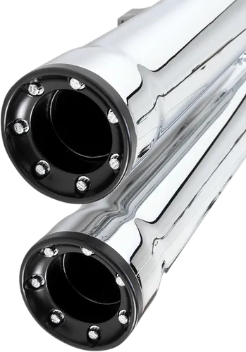 Cobra Chrome 3in Straight Cut Slip On Muffler w Race Pro Tip