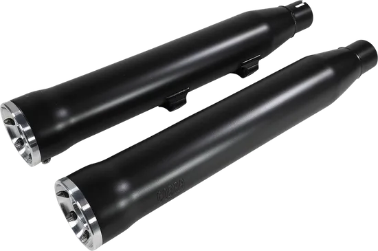 Cobra Black 3in Straight Cut Slip On Muffler w Race Pro Tip