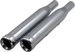 Cobra Chrome 3in Neighbor Hater Slip On Muffler Exhaust