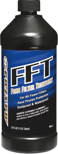 Maxima FFT Synthetic Foam Air Filter Treatment Oil 1 Quart Liter