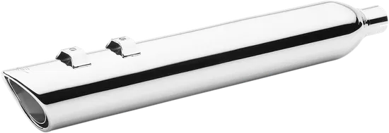 Cobra Chrome 4in 909 Scalloped Slip On Muffler