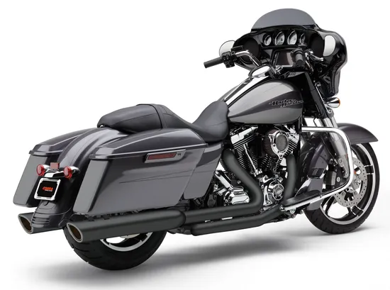 Cobra Black 4in 909 Scalloped Slip On Muffler 3