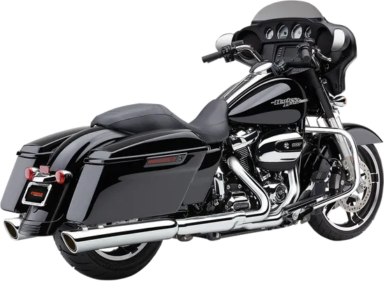 Cobra Chrome 4in 909 Scalloped Slip On Muffler