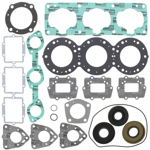 Vertex Complete Engine Rebuild Gasket Kit with Oil Seals
