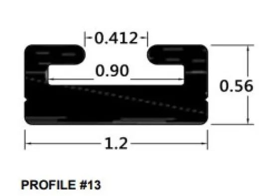 SP1 Black Replacement Slide Profile 13 1