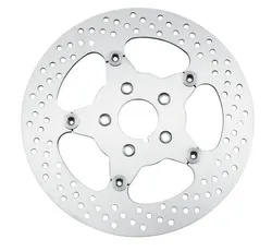 BC Front Floating Brake Rotor Disc SS Mirror Polished for Harley-Davidson