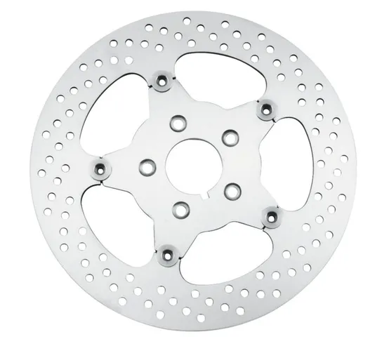 BC Front Floating Brake Rotor Disc SS Mirror Polished for Harley-Davidson