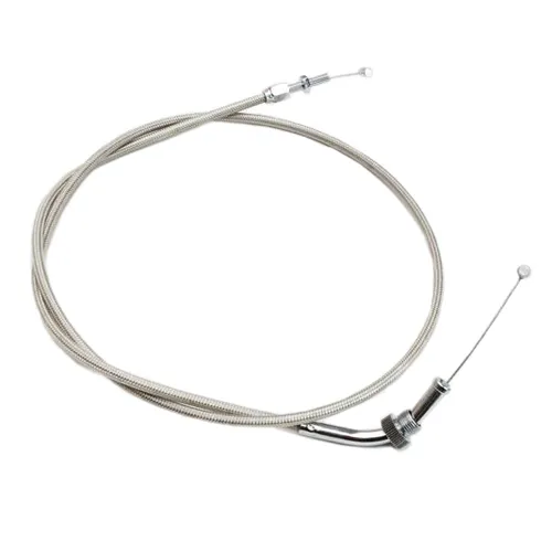 Motion Pro Armor Coat Stainless Steel Push Throttle Cable +6in