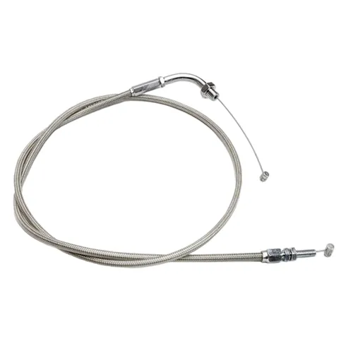 Motion Pro Armor Coat Stainless Steel Pull Throttle Cable +6in