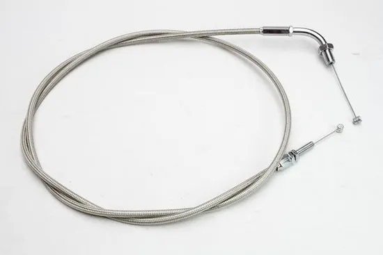 Motion Pro Armor Coat Stainless Steel Pull Throttle Cable +6in