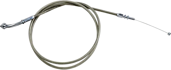 Motion Pro Armor Coat Stainless Steel Pull Throttle Cable +6in