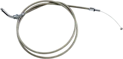 Motion Pro Armor Coat Stainless Steel Push Throttle Cable +6in