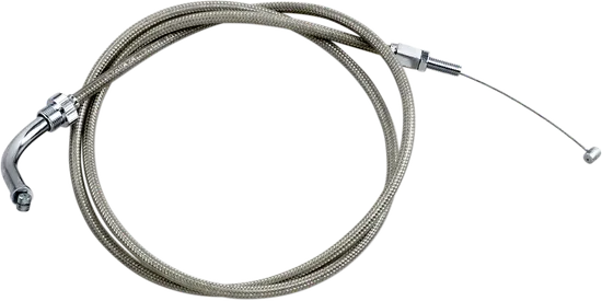 Motion Pro Armor Coat Stainless Steel Push Throttle Cable +8in