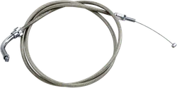 Motion Pro Armor Coat Stainless Steel Push Throttle Cable +8in