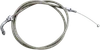 Motion Pro Armor Coat Stainless Steel Push Throttle Cable +8in