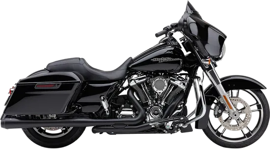 Cobra Black Steel Straight Cut Slip On Muffler Exhaust Tail Pipe