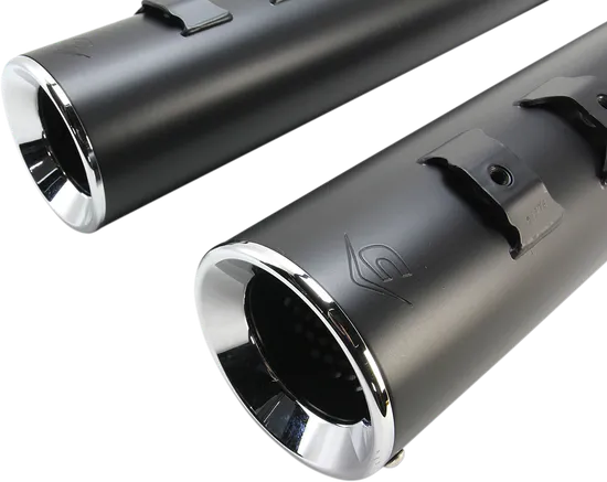 Cobra Black 4.5in Power Flo Slip On Muffler Exhaust