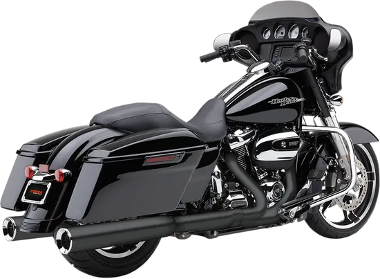 Cobra Black 4.5in Power Flo Slip On Muffler Exhaust